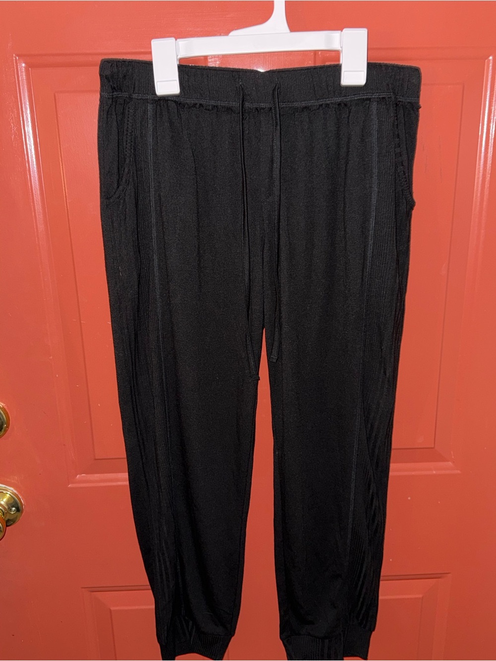 Women’s Splendid XL lightweight Black Knit Jogger Pants